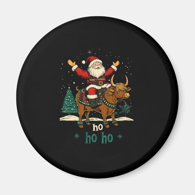 Aimant Éclairage de l'arbre de Noël des femmes Santa mont (Devant)