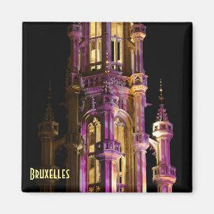 Aimant Éclairage nocturne de la Grand Place à Bruxelles