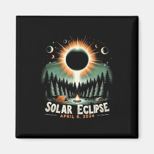 Aimant Éclipse solaire 04.08.2024 Éclipse solaire américa