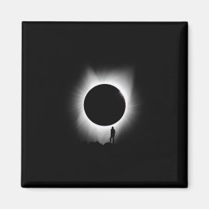 Aimant Eclipse solaire 2024 Art Eclipse solaire