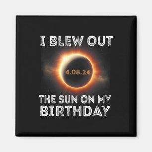 Aimant Eclipse Solaire Anniversaire J'Ai Éclaté Le Soleil