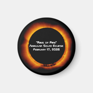 Aimant Éclipse solaire annulaire de 2026