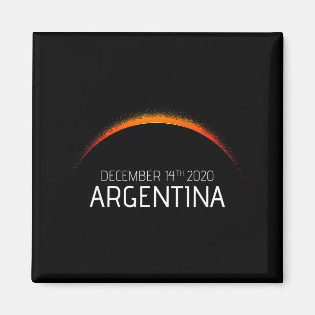 Aimant éclipse solaire argentine 2020 éclipse solaire arg (Devant)