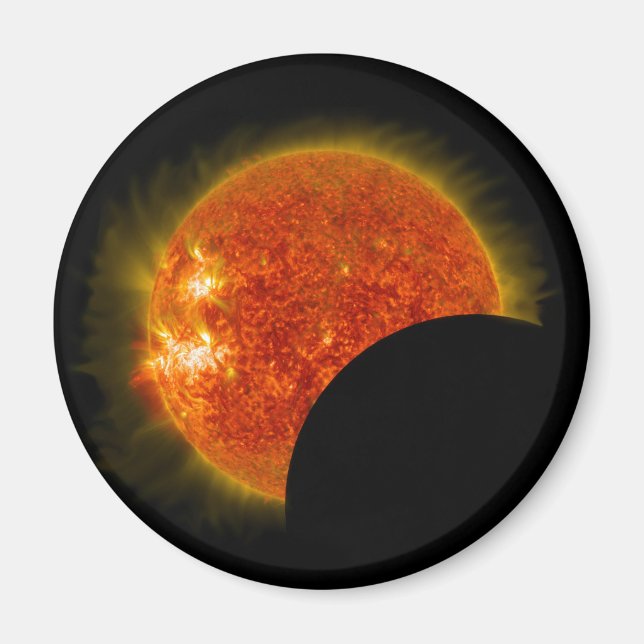 Aimant Éclipse solaire en cours (Devant)