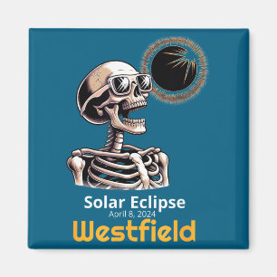 Aimant Éclipse solaire squelette Westfield Indiana