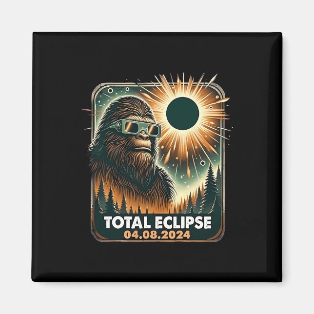 Aimant Éclipse solaire totale (Devant)