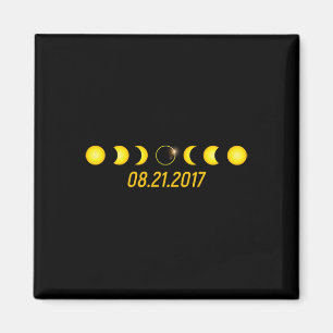 Aimant Éclipse solaire totale 2017