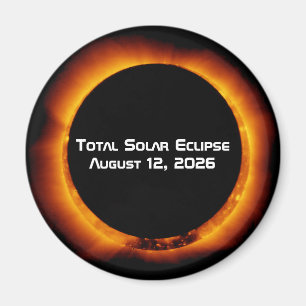 Aimant Éclipse solaire totale de 2026