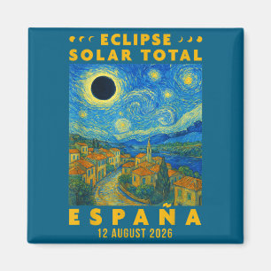 Aimant Éclipse solaire totale Espagne 2026