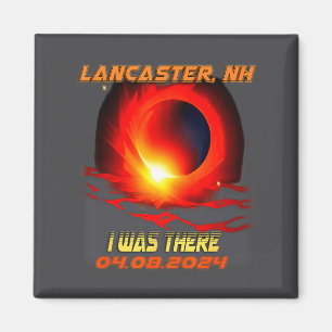 Aimant Éclipse solaire totale j'étais là Lancaster New Ha