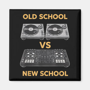 Aimant École Ancienne Vs Nouvelle École Platine De Dj Vs