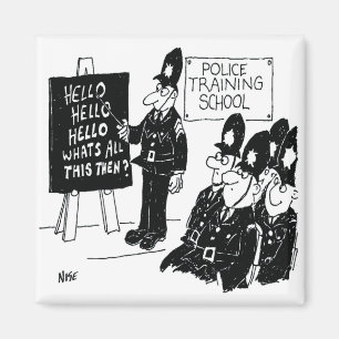 Aimant École de formation de la police britannique, dessi