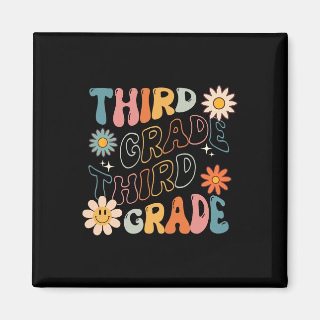 Aimant École Super Retourner À L'École Équipe Enseignant  (Devant)