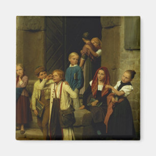 Aimant Écoliers observant un garçon pleurer, 1861
