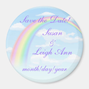 Aimant Économies d'arc-en-ciel la date !