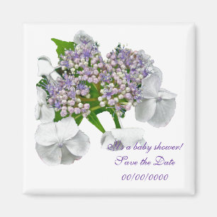 Aimant Économies de baby shower d'hortensia l'aimant de
