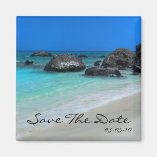 Aimant Économies de mariage de destination de plage