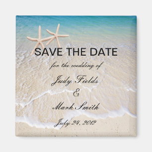 Aimant Économies de mariage de plage d'étoiles de mer