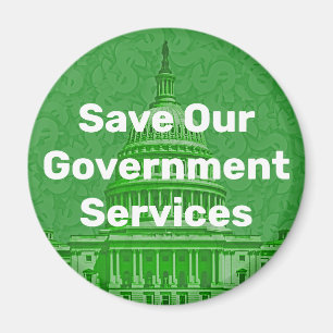 Aimant Économisez nos services gouvernementaux