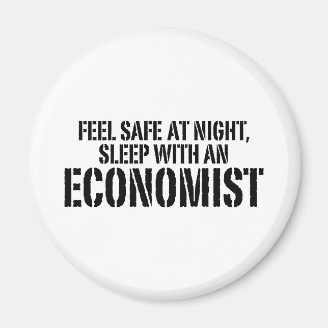 Aimant Économiste drôle (Devant)