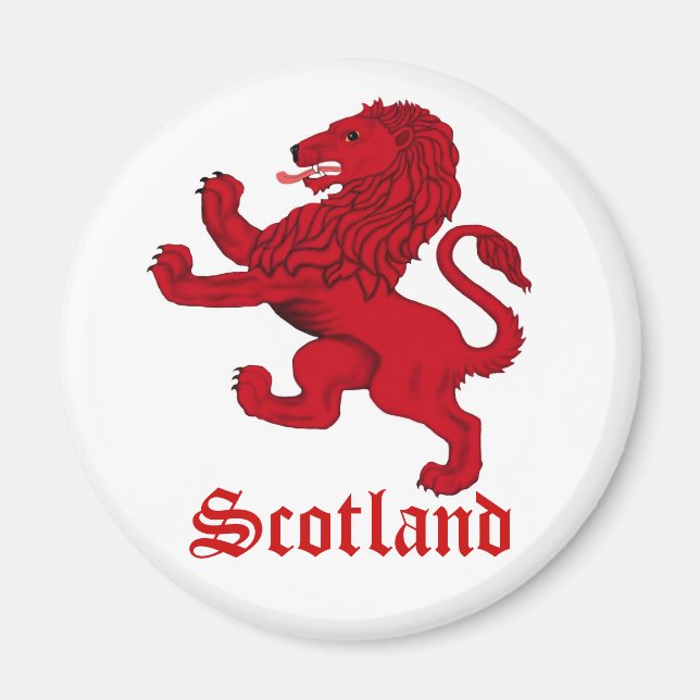 Aimant Ecosse, lion de Rampant (Devant)