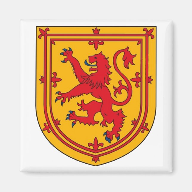 Aimant Écosse Lion Rampant Bouclier (Devant)