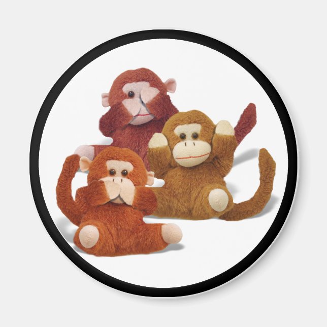 Aimant Écoute Non...Parle Non...Voir Aucun Mal (Devant)