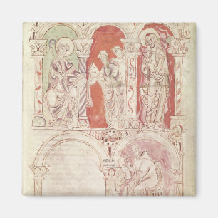 Aimant Écriture de St John Cassian et offre de moines