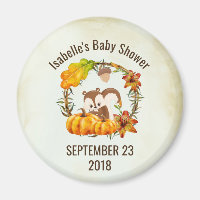 Écureuil de la couronne florale Automne STD rustiq