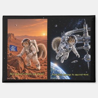Aimant Écureuil Espace Futur