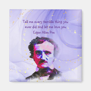 Aimant Edgar Allan Poe Auteur Écrivain Poète Love Citatio