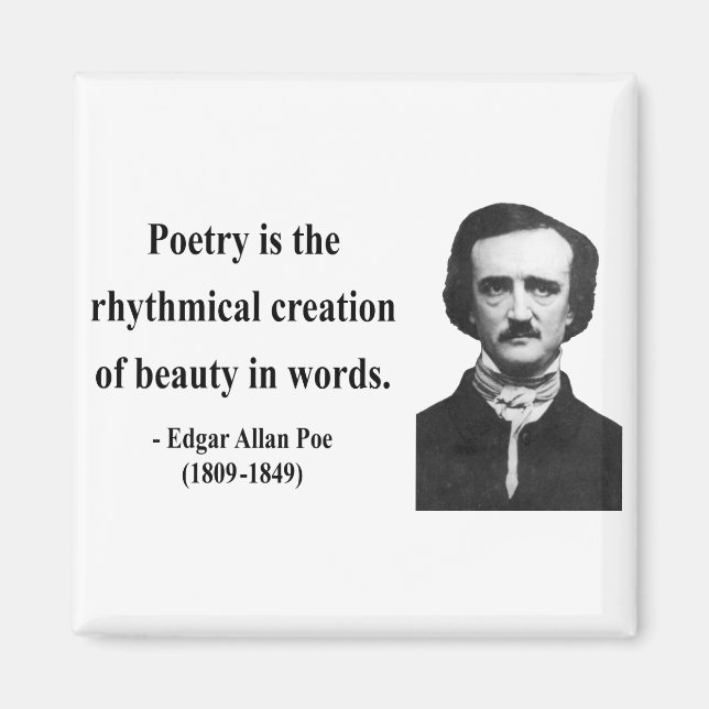Aimant Edgar Allen Poe Citation 5b (Devant)