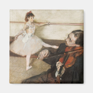 Aimant Edgar Degas Cours de danse. Impressionnisme vintag