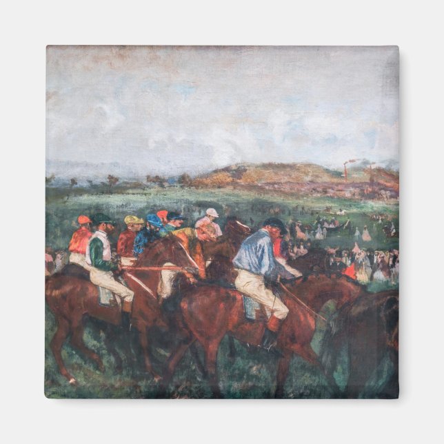 Aimant Edgar Degas - Course de Gentlemen (Devant)