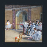 Aimant Edgar Degas - Dance Foyer, Opéra rue Le Peletier<br><div class="desc">Le Foyer de danse à l'Opéra rue Le Peletier / Le Foyer de la danse à l'Opéra de la rue Le Peletier - Edgar Degas,  1872</div>