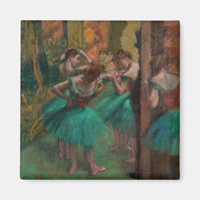 Aimant Edgar Degas - Dancers, Pink and Green (Devant)