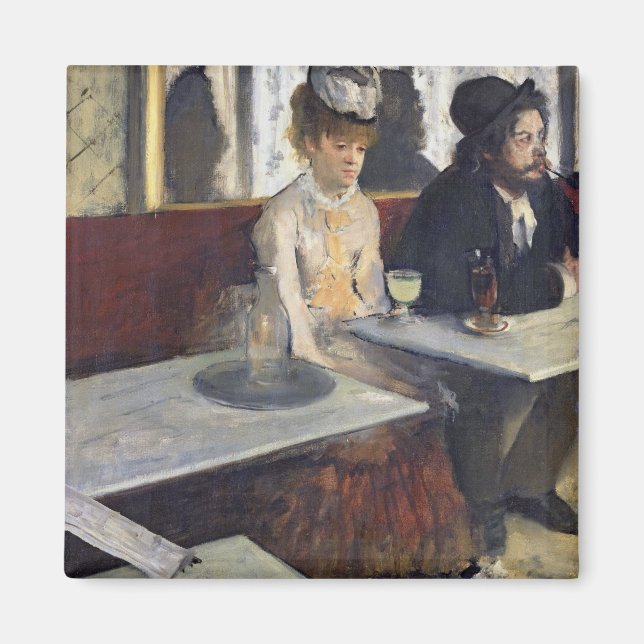 Aimant Edgar Degas | Dans un Café, ou l'Absinthe (Devant)