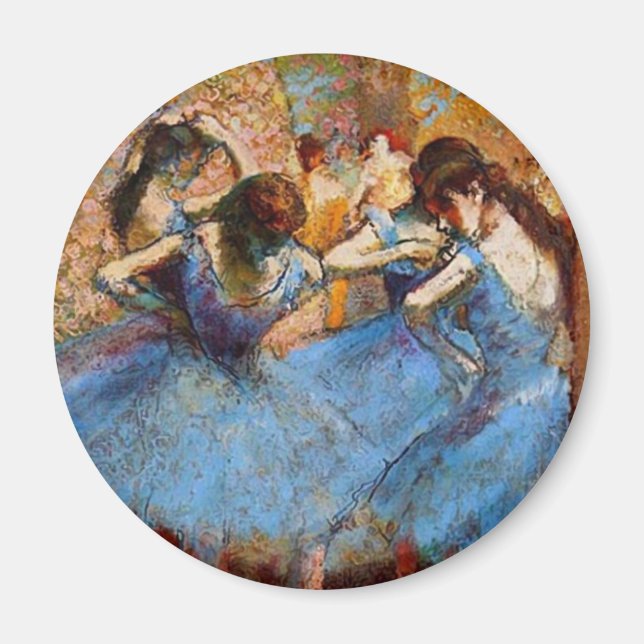 Aimant Edgar Degas - Danseurs en bleu (Devant)