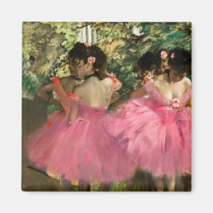 Aimant Edgar Degas - Danseurs en rose