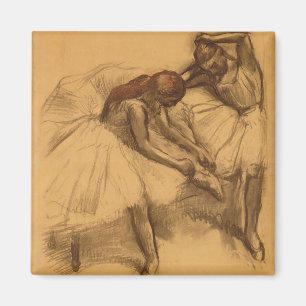Aimant Edgar Degas   Deux danseurs