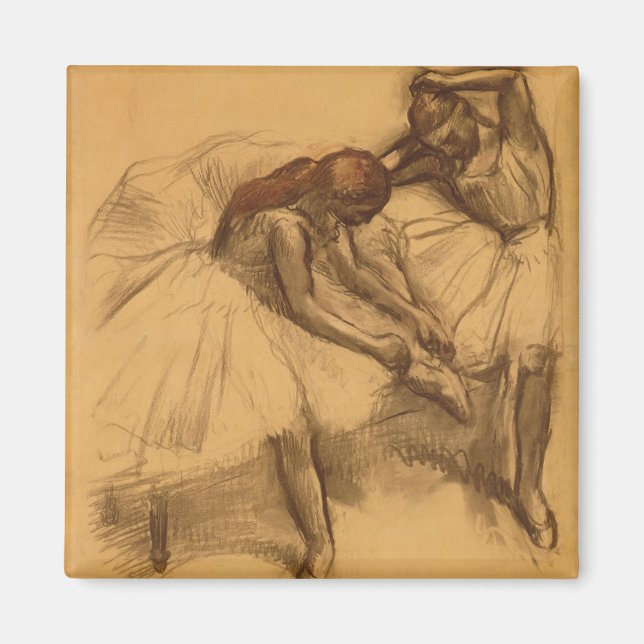 Aimant Edgar Degas | Deux danseurs (Devant)