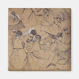 Aimant Edgar Degas   douze études des femmes dans le