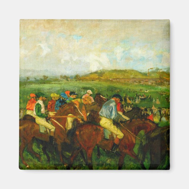 Aimant Edgar Degas Équitation (Devant)