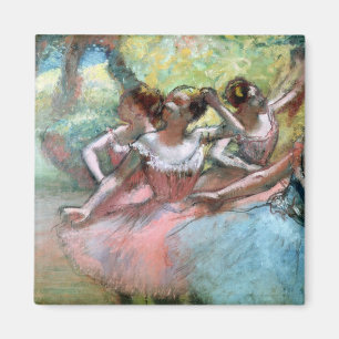 Aimant Edgar Degas Four ballerinas