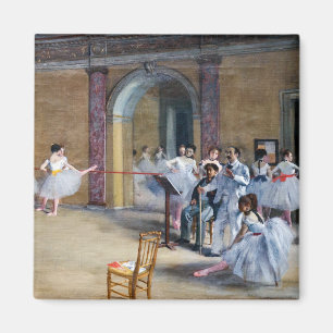 Aimant Edgar Degas - Foyer de danse, Opéra rue Le Peletie