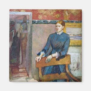 Aimant Edgar Degas   Helene Rouart dans son étude de père