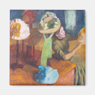 Aimant Edgar Degas - La boutique de chapeaux