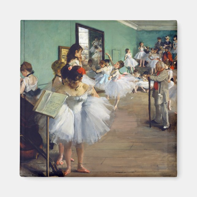 Aimant Edgar Degas - La Classe de danse (Devant)