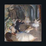 Aimant Edgar Degas - La répétition du ballet sur scène<br><div class="desc">La répétition du ballet sur scène,  pastel sur papier - Edgar Degas,  1874</div>