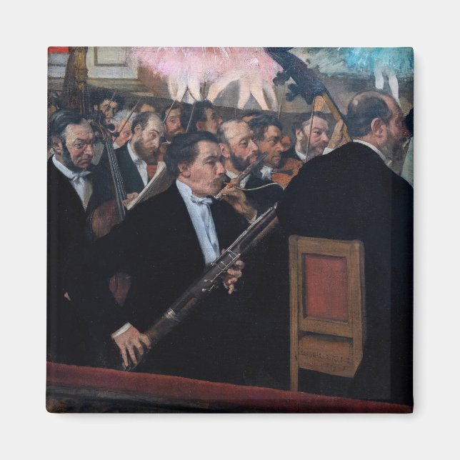 Aimant Edgar Degas - Orchestra at the Opera (Devant)